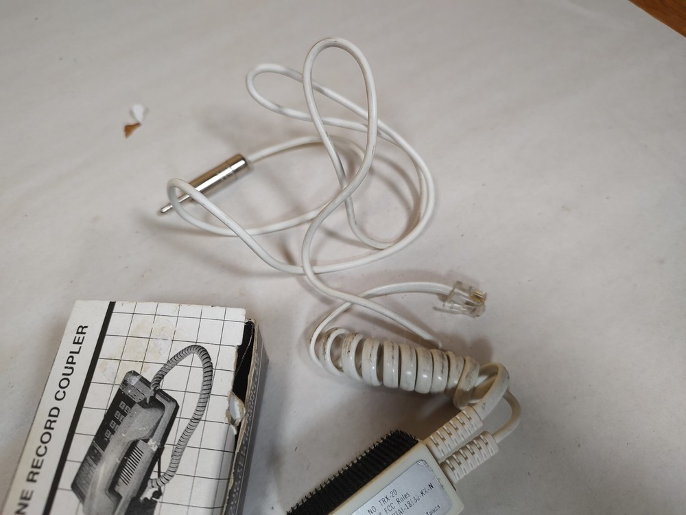 Vec Telephone Record Coupler Model TRX-20 3.5mm Tested Working