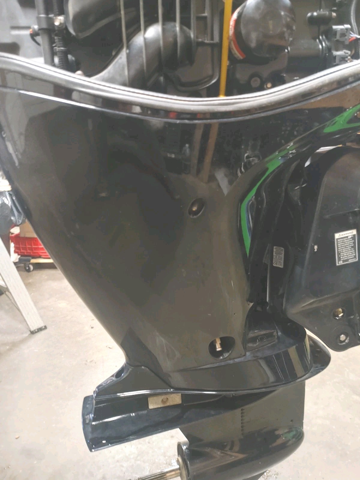 Mercury Fourstroke 150 HP Starboard Side Chap Lower Bottom Cowling 8M0057756