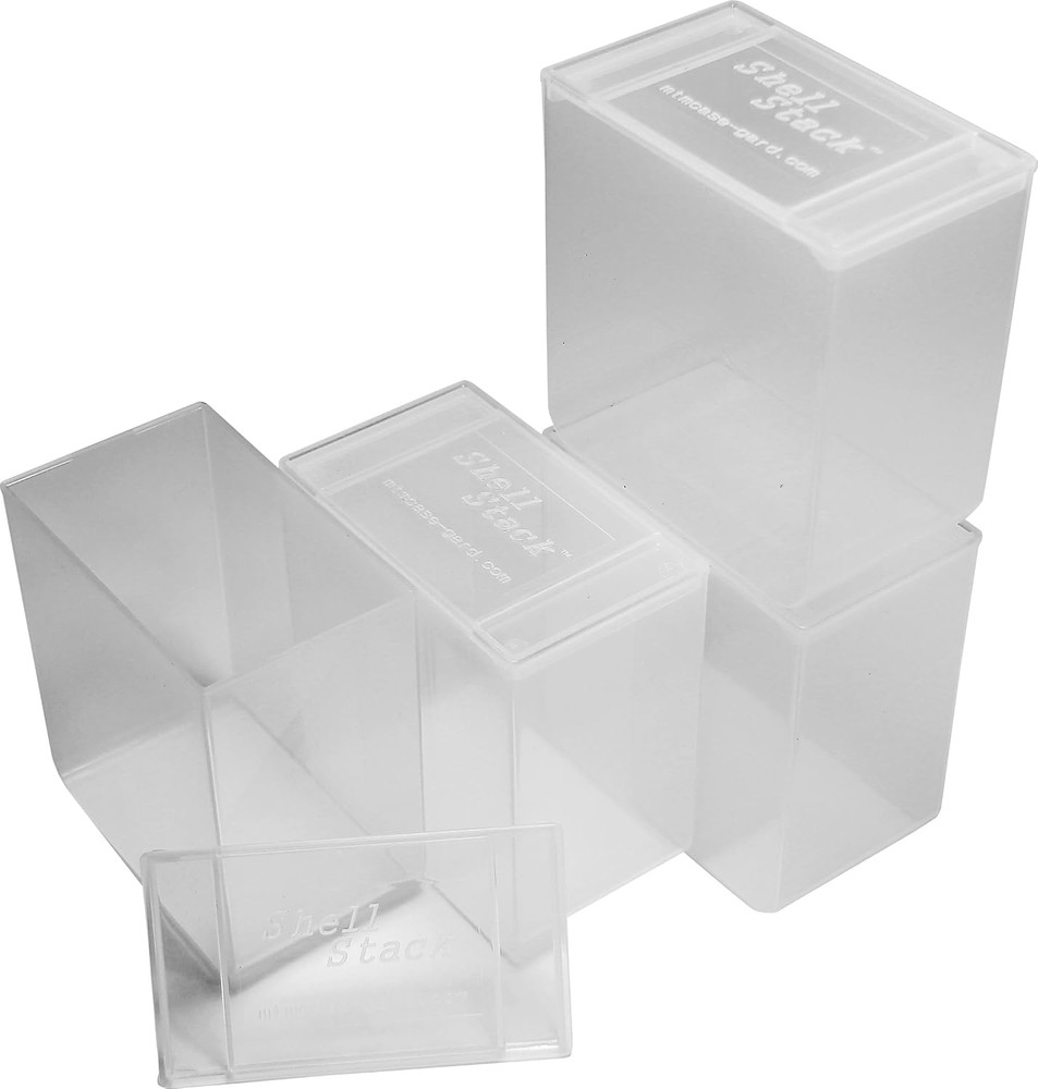 SS25-00 Shell Stack 25 round Compact Shotshell Storage Box, Clear See-Thru, Smal