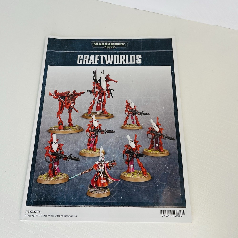 Warhammer 40k Craftworlds Assembly Guide Instructions Only Preowned