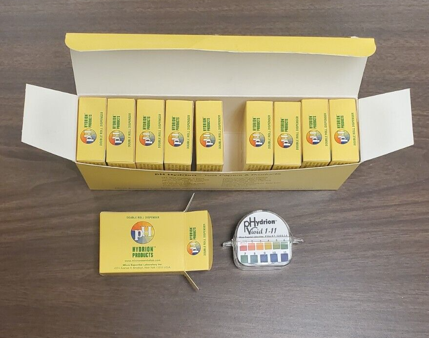 PH PAPER, RANGE 1-11, DOUBLE ROLL DISPENSER PK/10