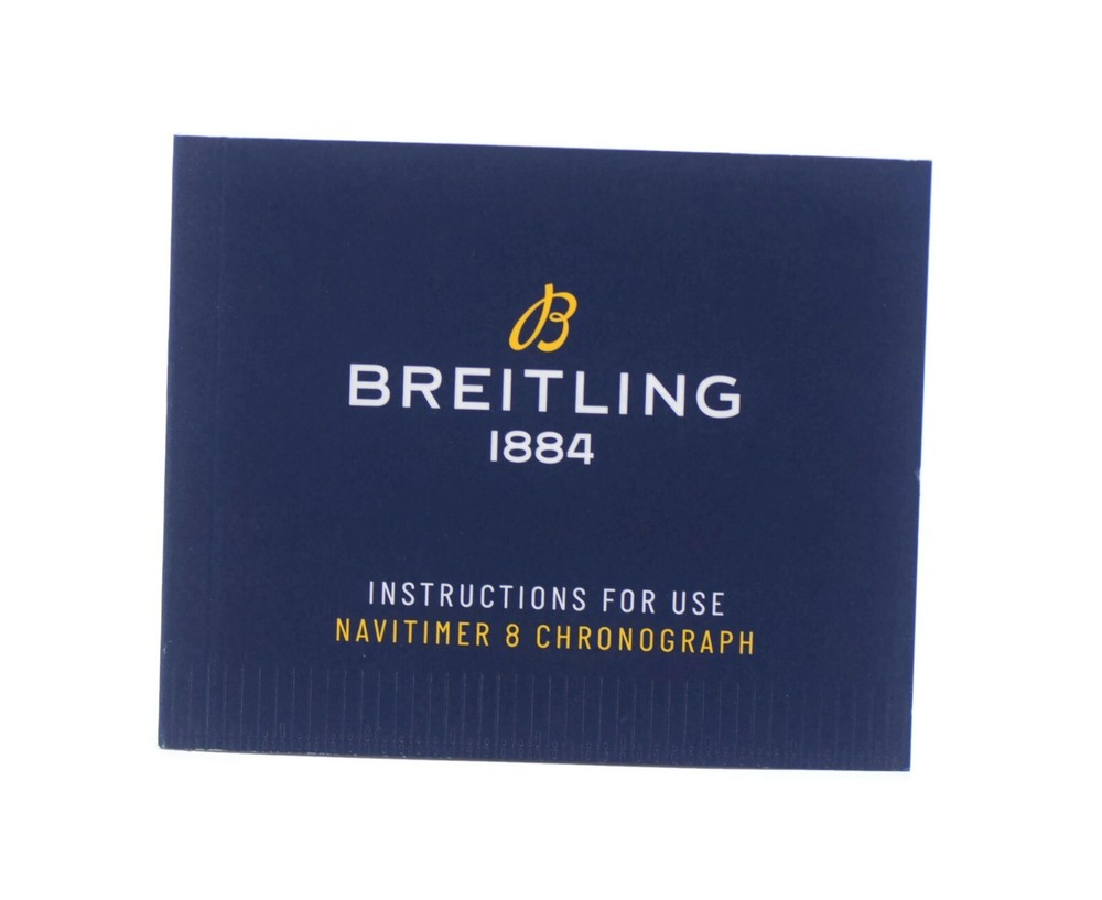 Breitling Navitimer 8 Chronograph Booklet Manual
