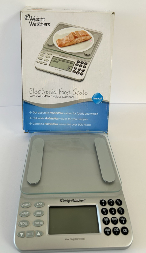Weight Watchers Electronic Food Scale w Points Plus Values Database