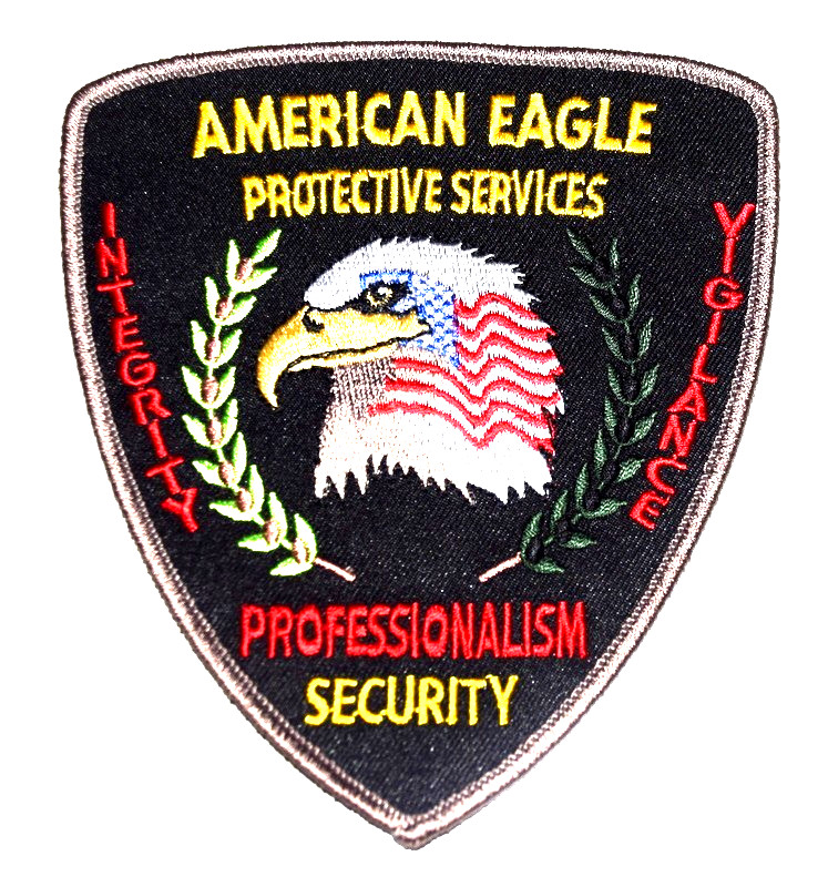 AMERICAN EAGLE - PROTECTIVE SERVICES SECURITY - LEANDER TEXAS Police Patch 2N