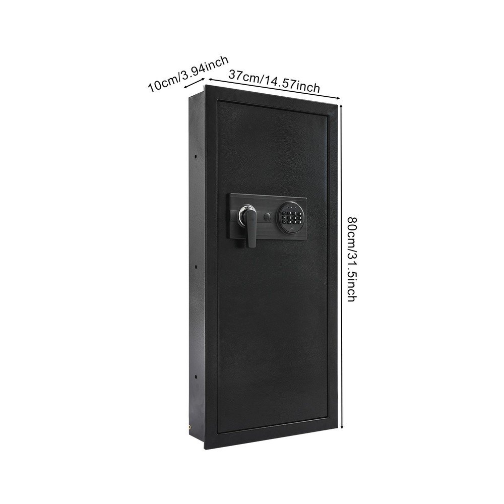 Rectangular Wall-mounted Safe Hidden Modern Embedded Wall Password Safe Case