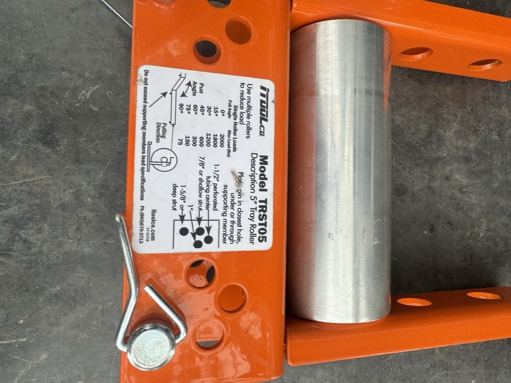 iTOOLco TRST05 5” Cable Tray Roller