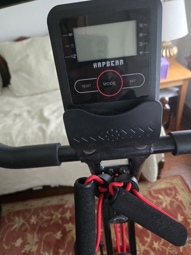 HAPBEAR Folding Upright Exercise Bike