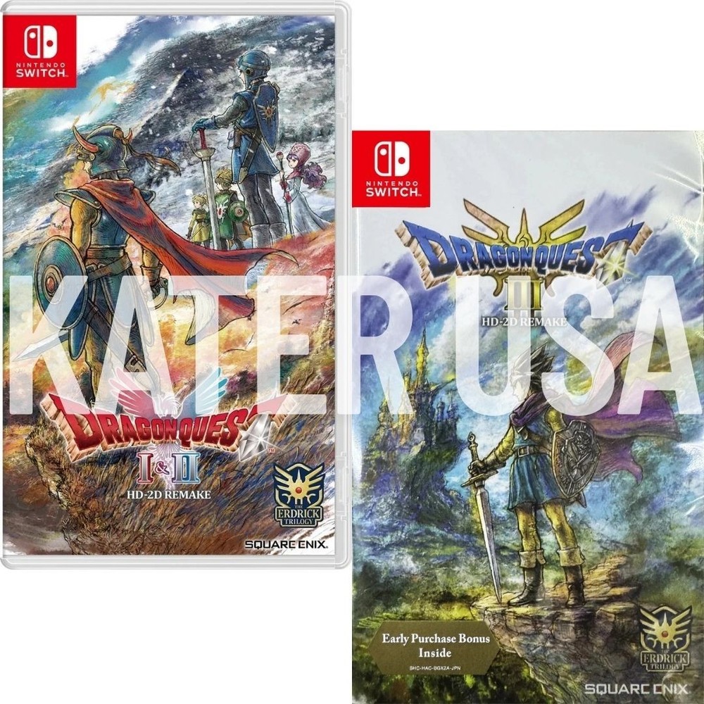 Dragon Quest I & II HD-2D Remake (Multi-Language) + III Switch New Bundle Specia