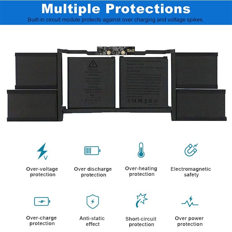 ✅A1953 A1990 Battery for Apple MacBook Pro 15" A1990 Mid 2018 2019 EMC 3215 3359