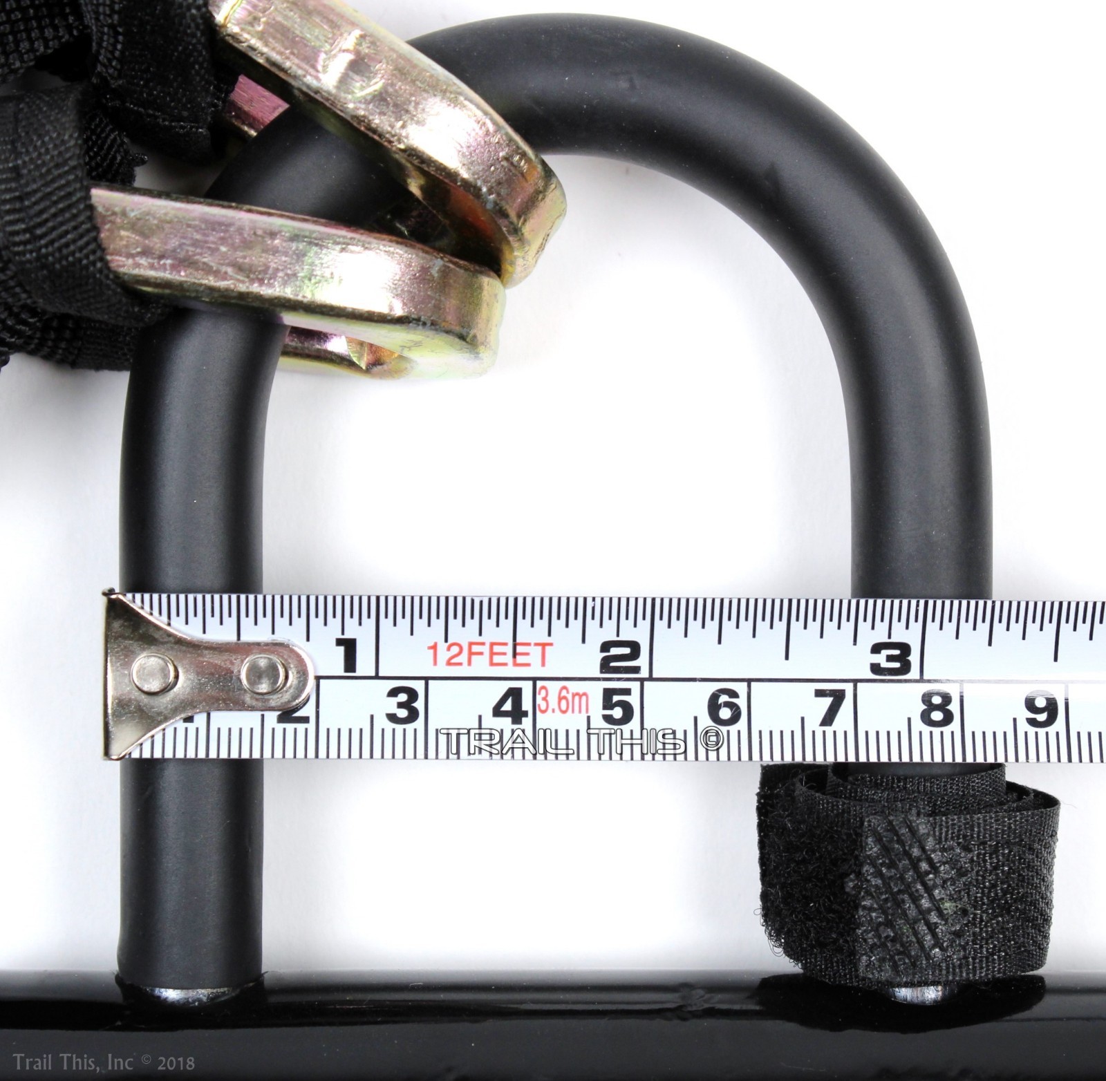 Three (3) Pack Defender 46" Heavy-Duty 10mm Chain Mini U-Lock Bike Scooter Lot