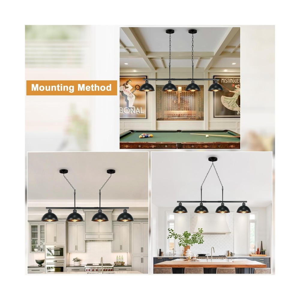 Pool Table Light,Billiard Light,Pool Table Lights Hanging Over Pool Table Kit...
