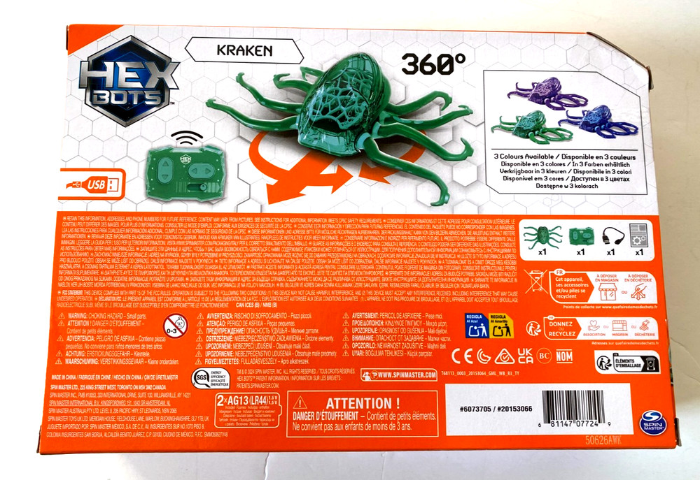 HEXBUG Kraken Robotic Remote Control Mythical Creature