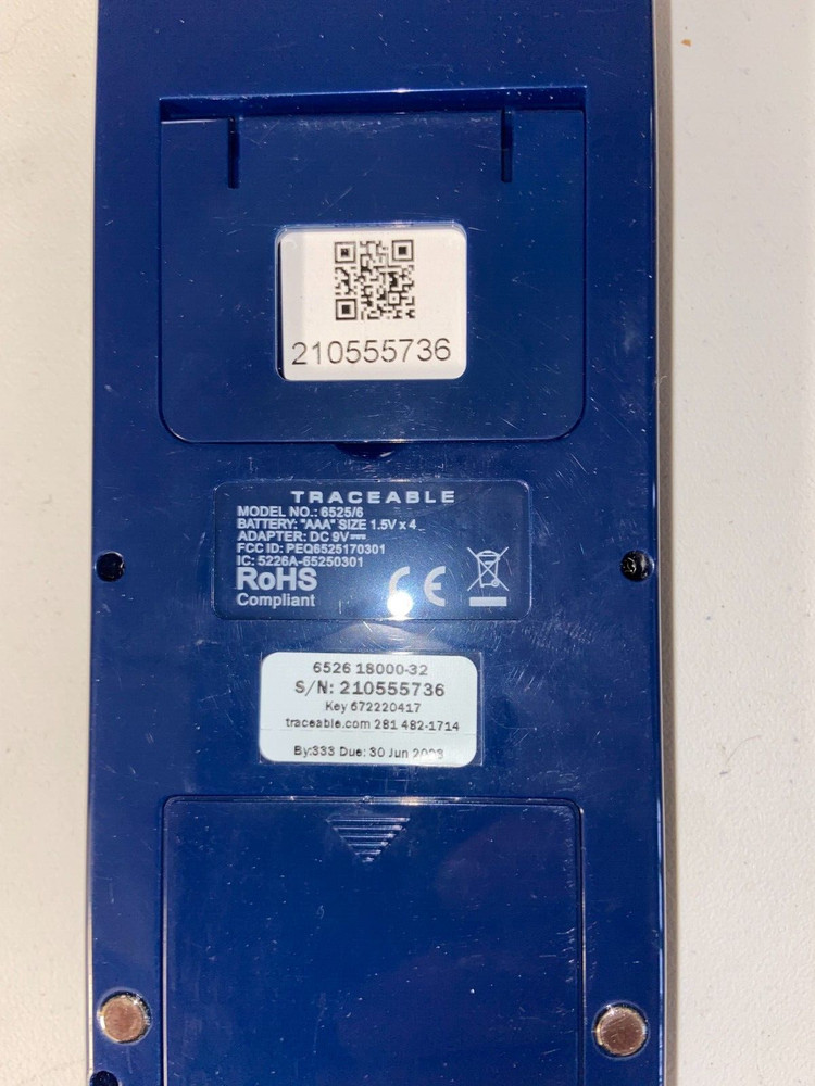 Traceable 6525 High-Range CO2/Temperature/Humidity Wi-Fi Data Logger - Used