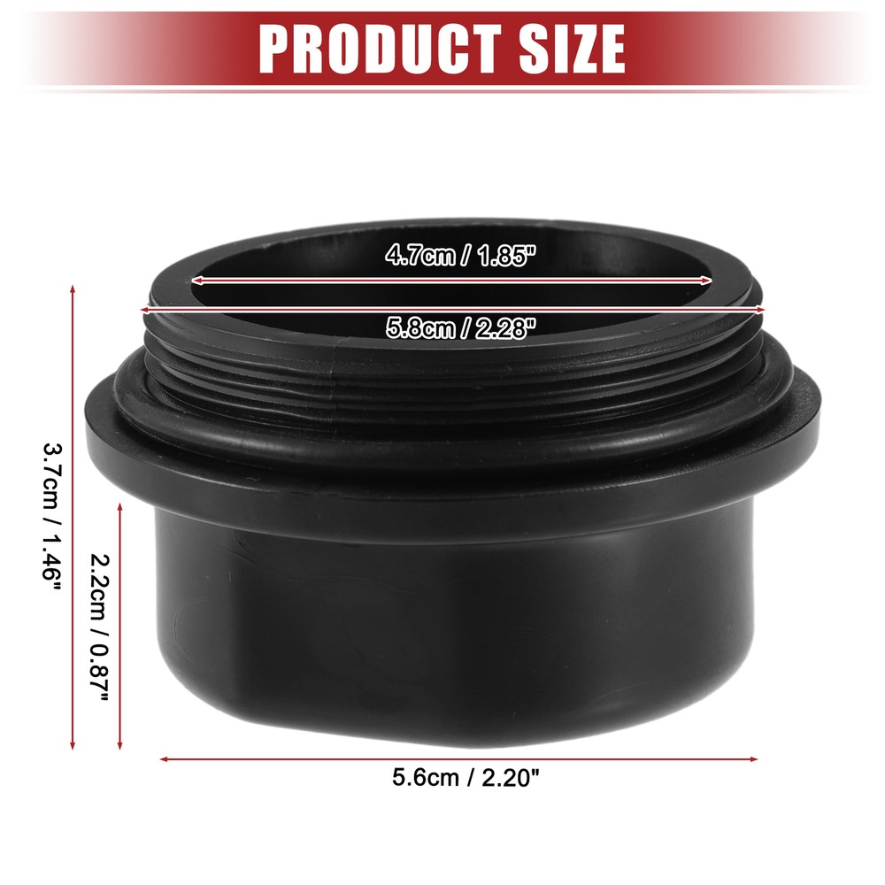 Universal Pack (4) Trailer Boat Bearing Hub Cap Replacement for Vortex
