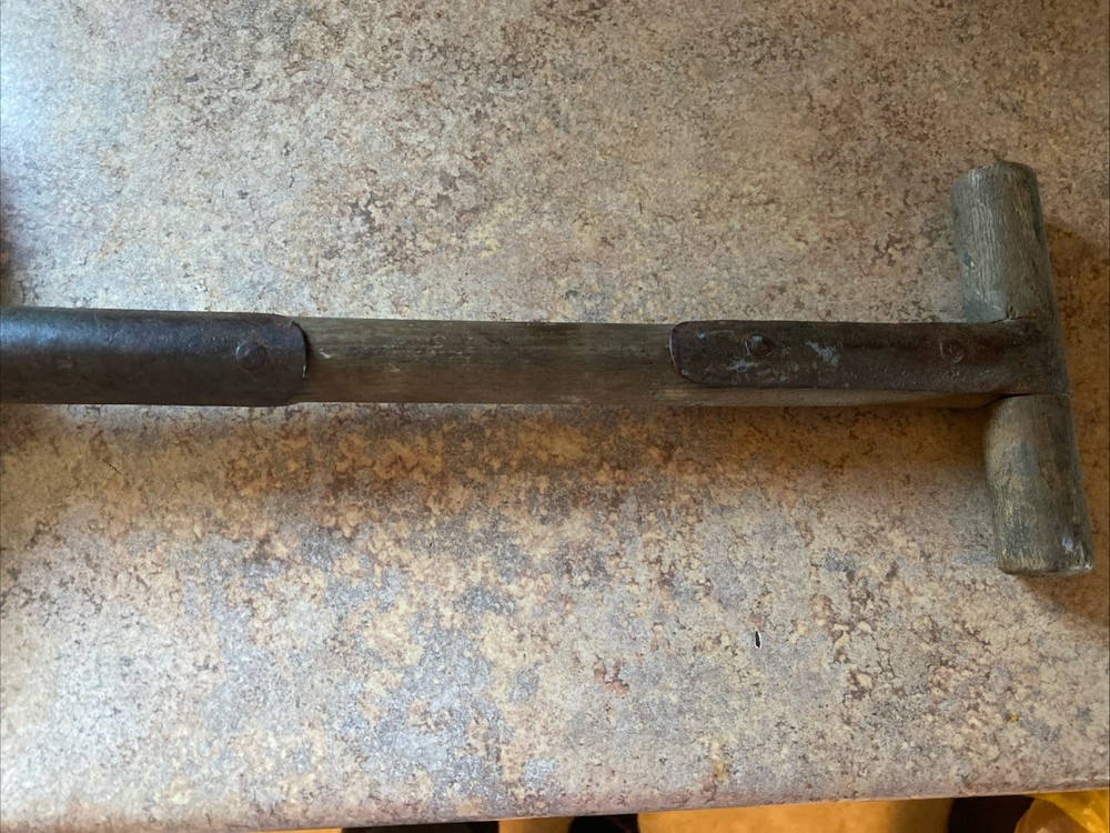 Antique Military Genuine WWI US Army T Handle Entrenching Tool Shovel Stamped US