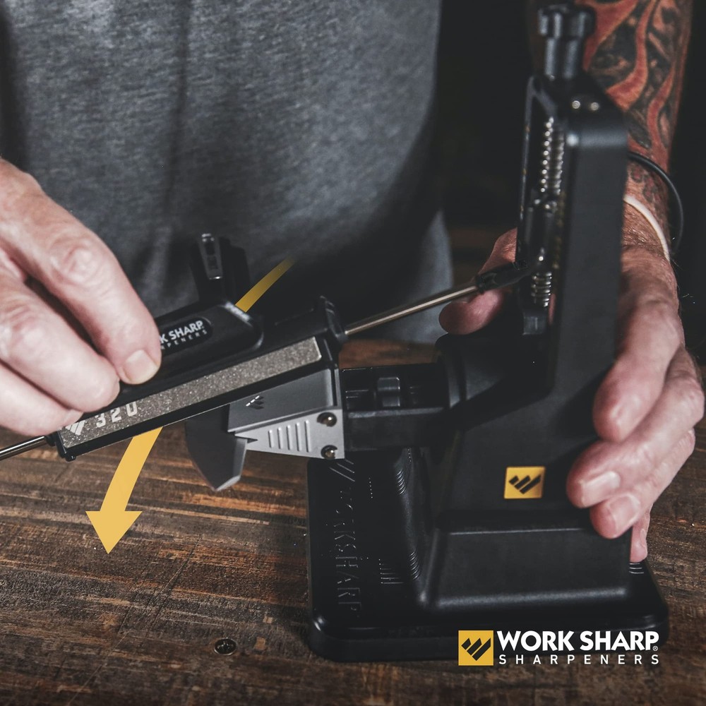 Work Sharp Precision Adjust Knife Sharpener Kit, Sharpens All Pocket and Kitc...