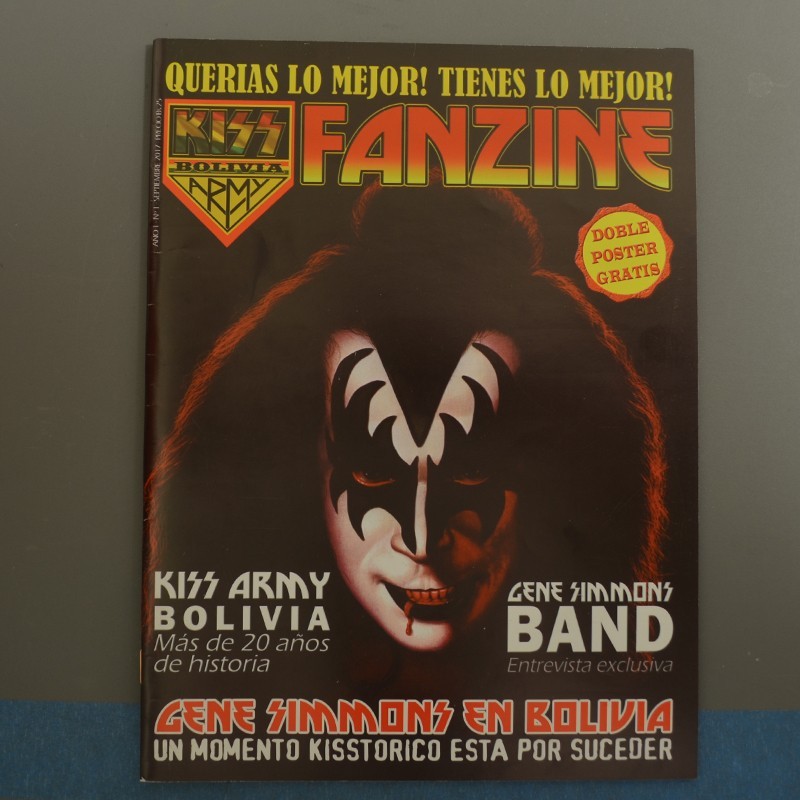 KISS Army Bolivia Fanzine September 2017 Ships Free in USA