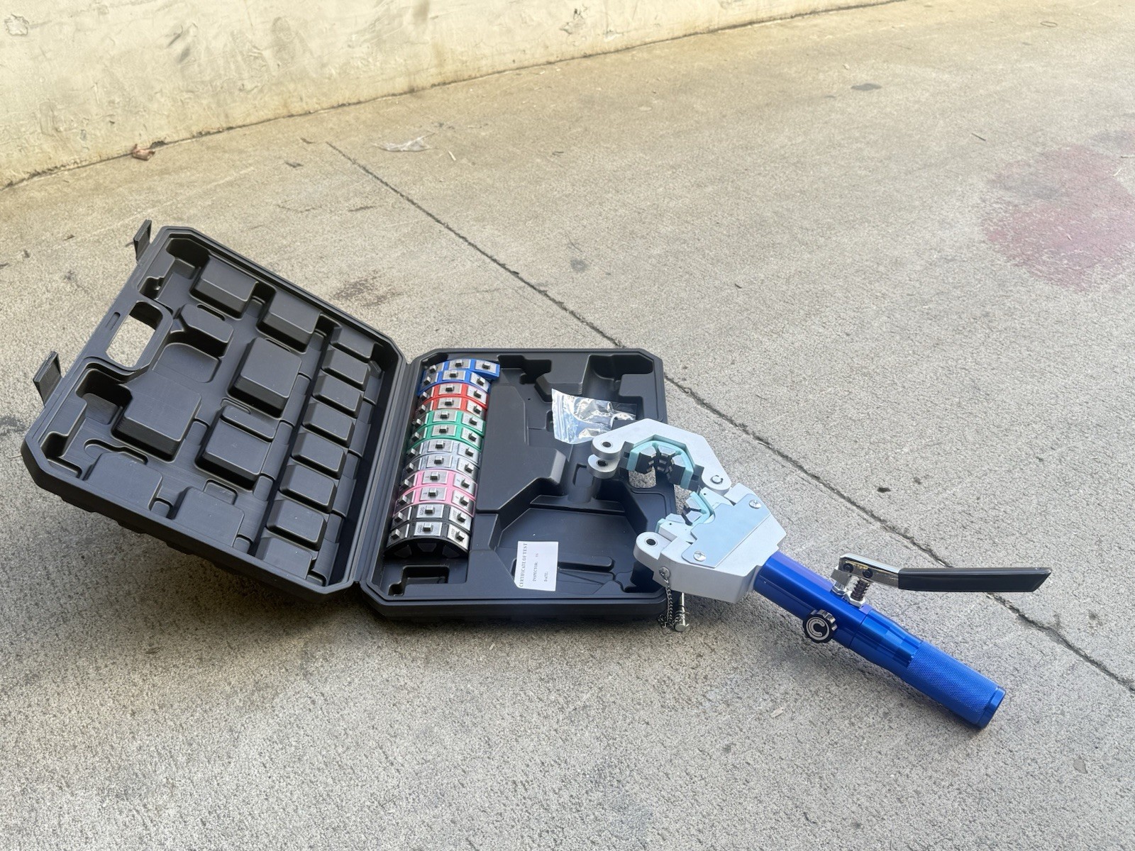 Handheld Hydraulic AC Hose Crimper Kit Crimping Tool Repair Air Condition Hoses