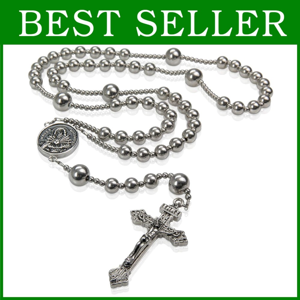 Tactical Rosary with Seven Sorow Medal