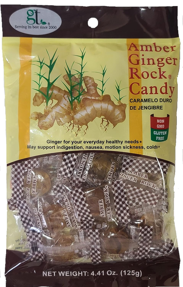 Amber Ginger Rock Candy