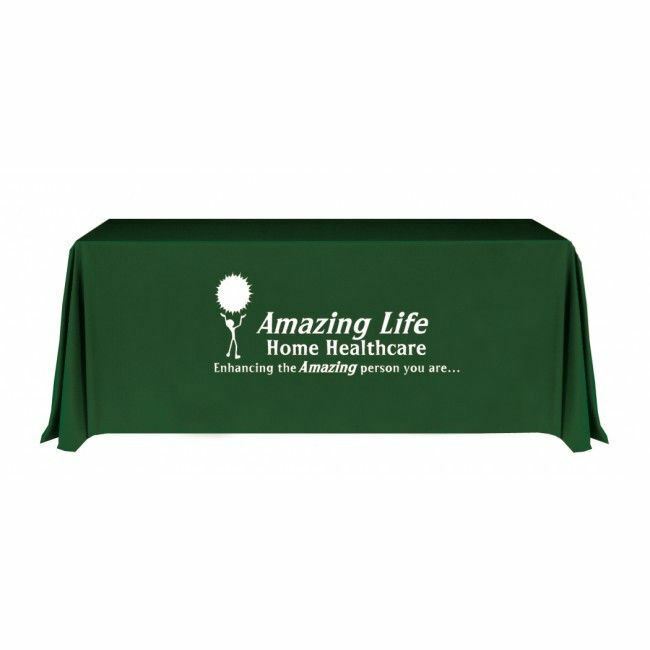 XPressScan Thermal Transfer Customized Printed Table Throws 8ft