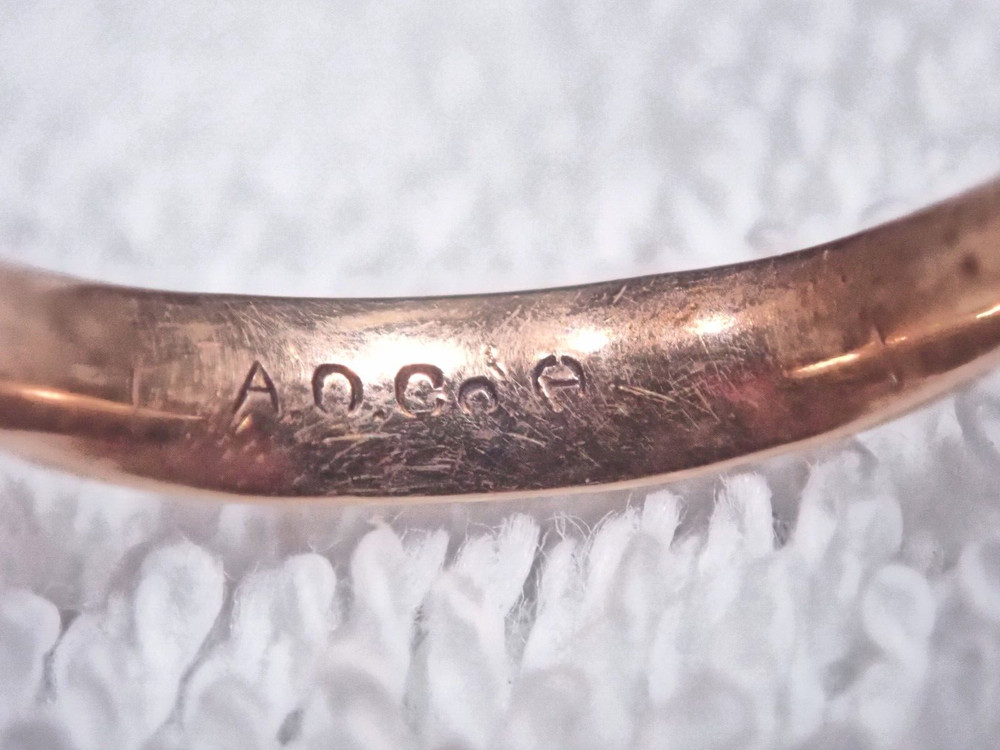 10K SOLID GOLD AMERICAN OPTICAL 1900 FRAME WITH PASTE-ON WAFER BIFOCALS!
