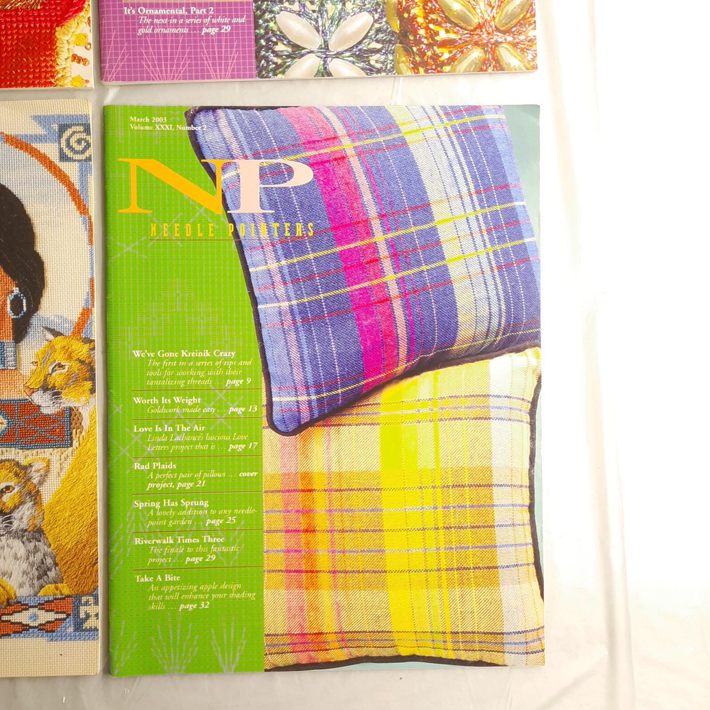 Needle Pointers Magazine Lot 2003 Partial Year 5 Issues