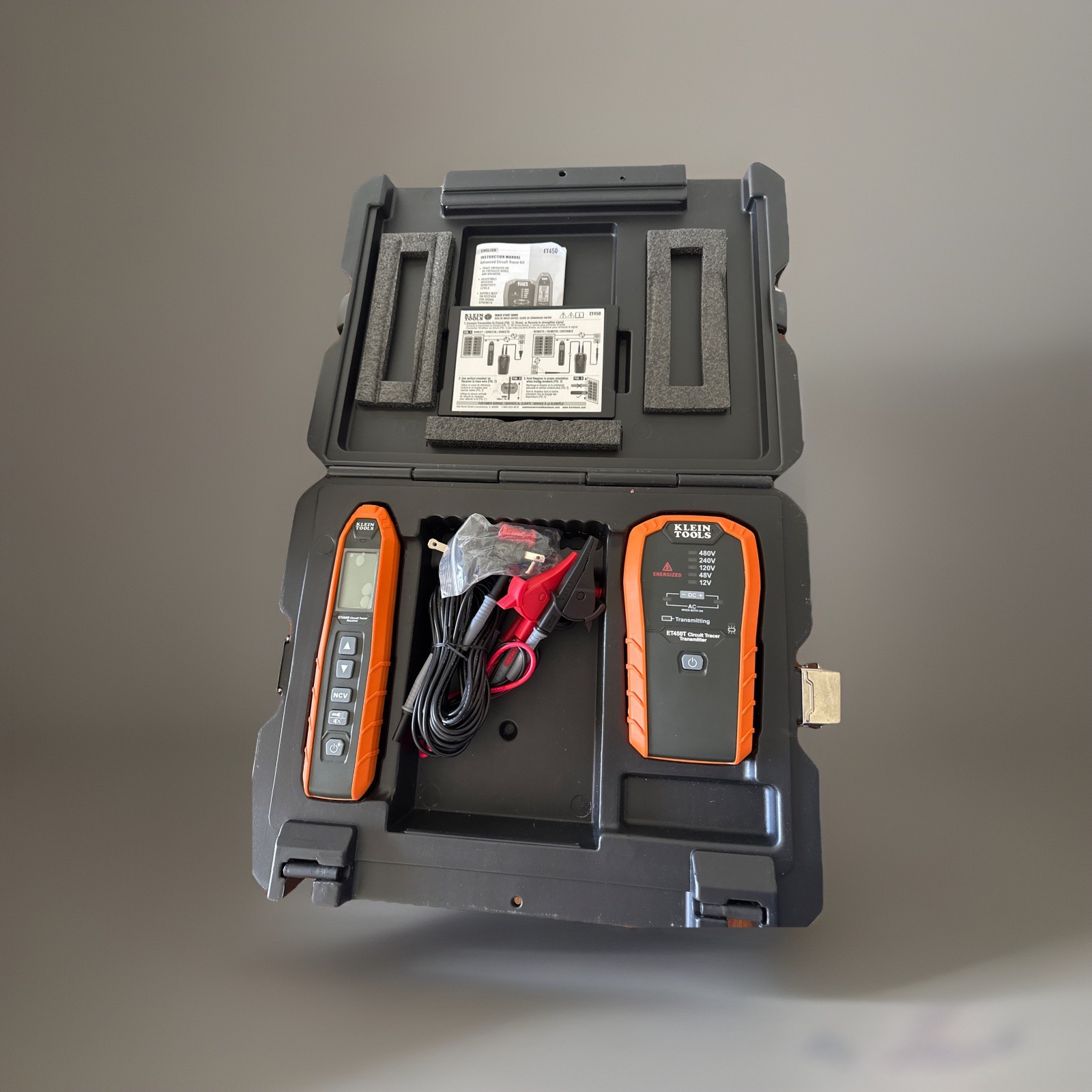 NEW Klein Tools ET450 Advanced Circuit Tracer Kit