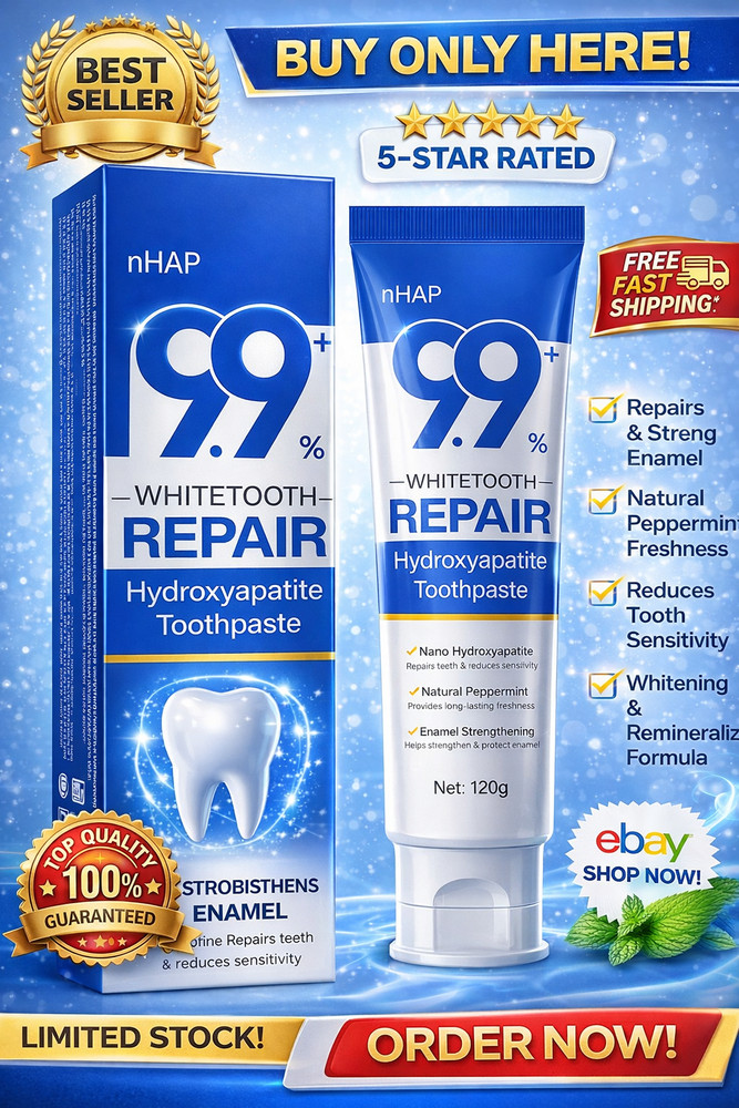 9.9% Hydroxyapatite Toothpaste, 4.23 Oz Nano Hydroxyapatite Toothpaste for Ename