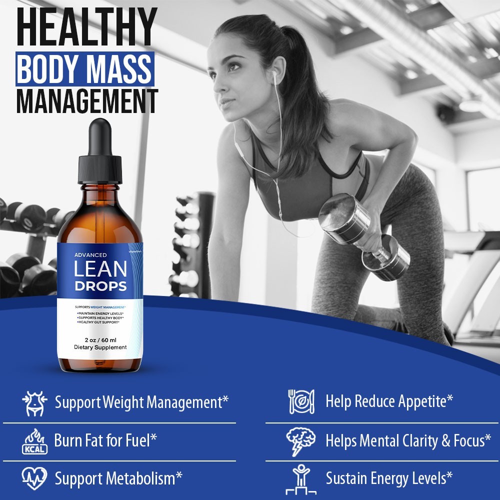 Lean Drops Liquid Supplement, All Natural Max Strength, LeanDrops (1 Pack)
