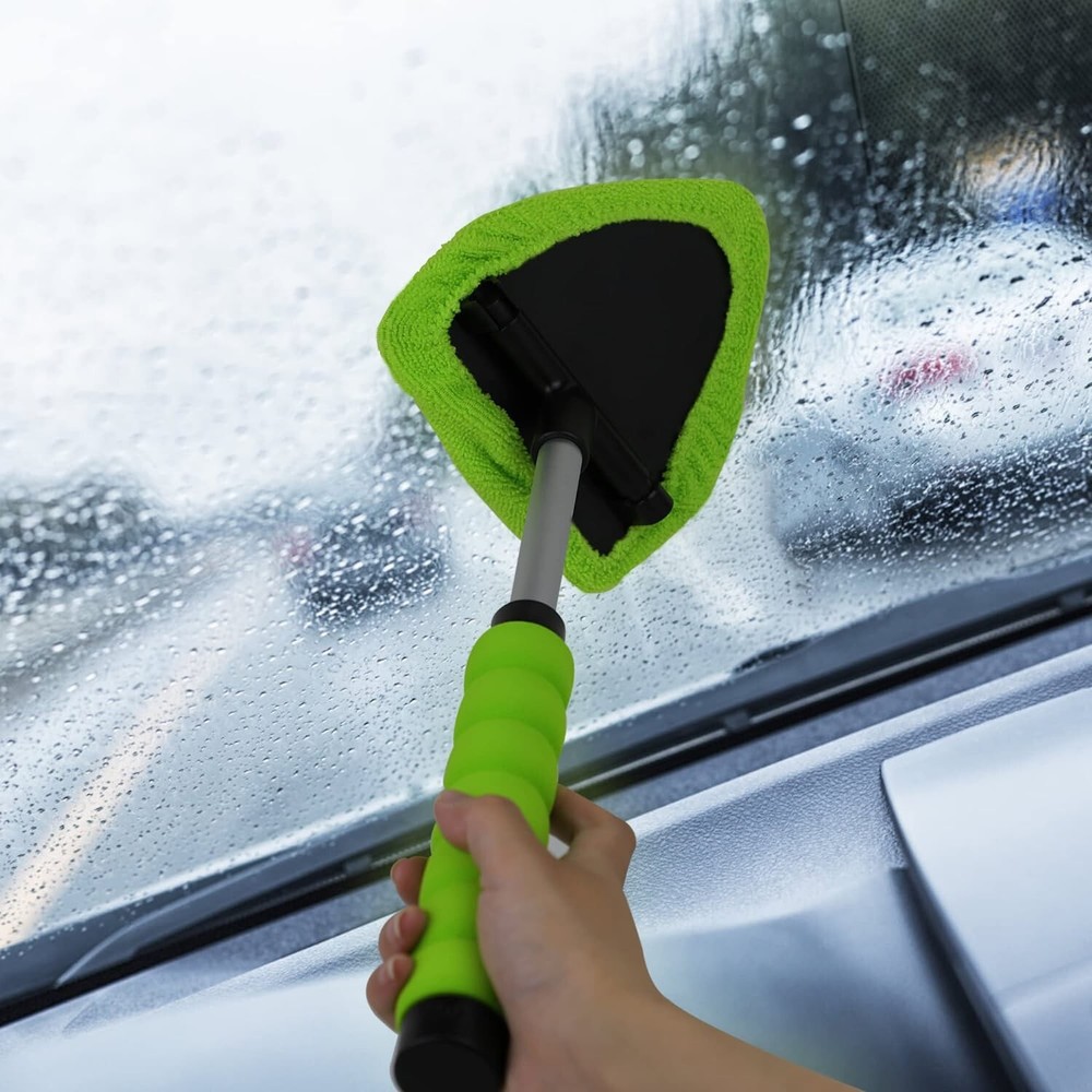 Multifunctional Windshield Cleaner Tool Kit,with 4 Reusable Extendable Handles