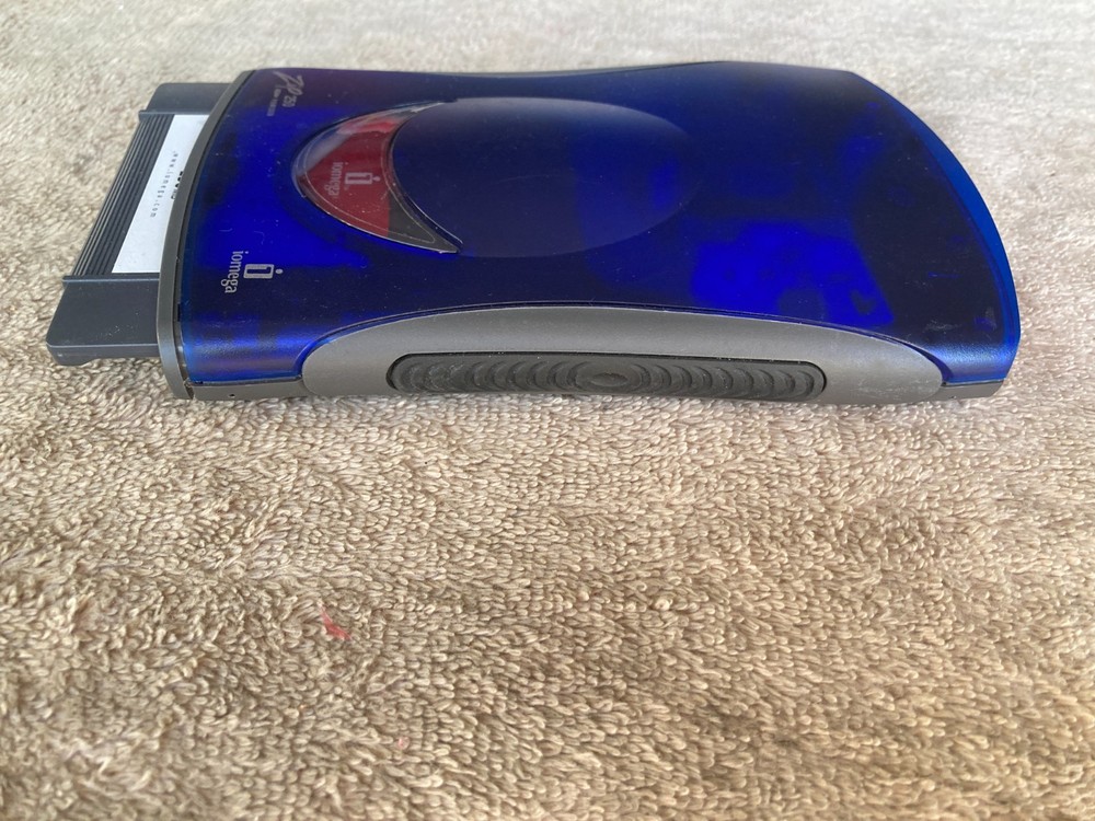 Iomega ZIP 250MB External USB Drive w/Disk & NEW Cable. Tested.