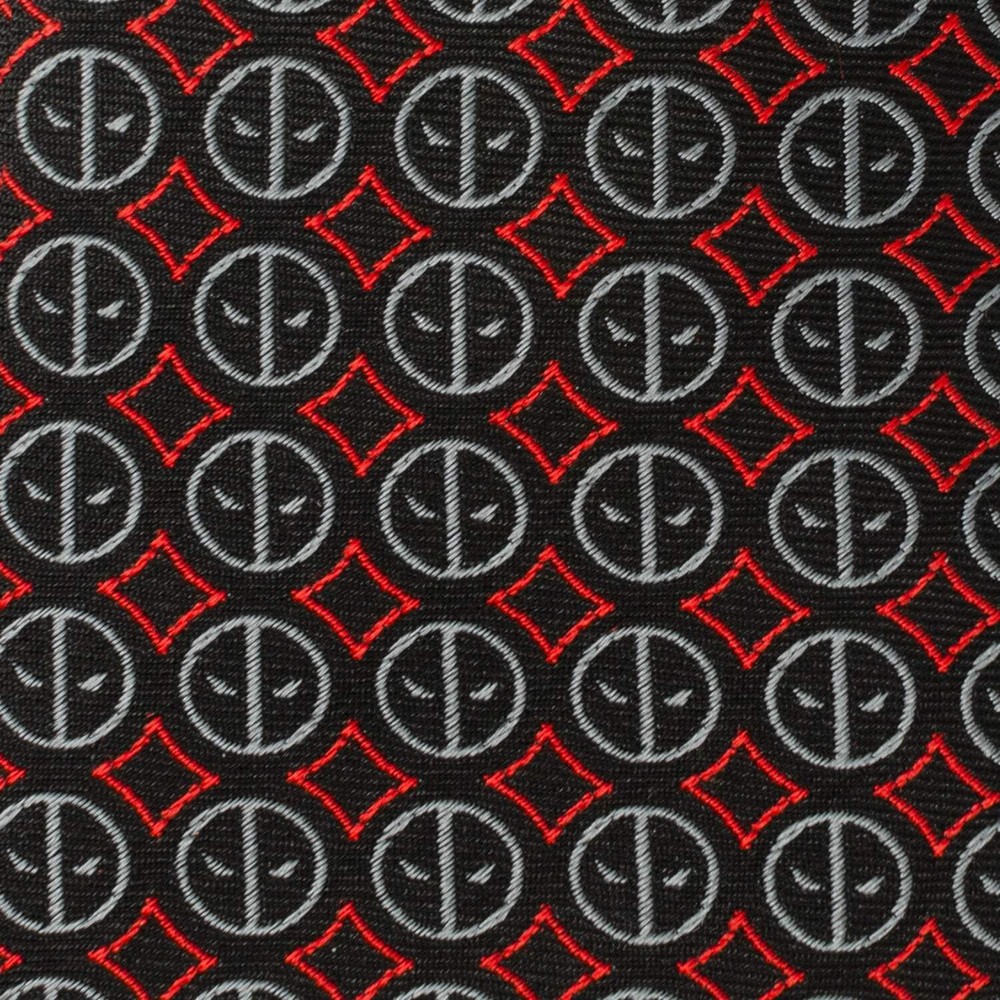 Marvel Deadpool Men's Black Tie