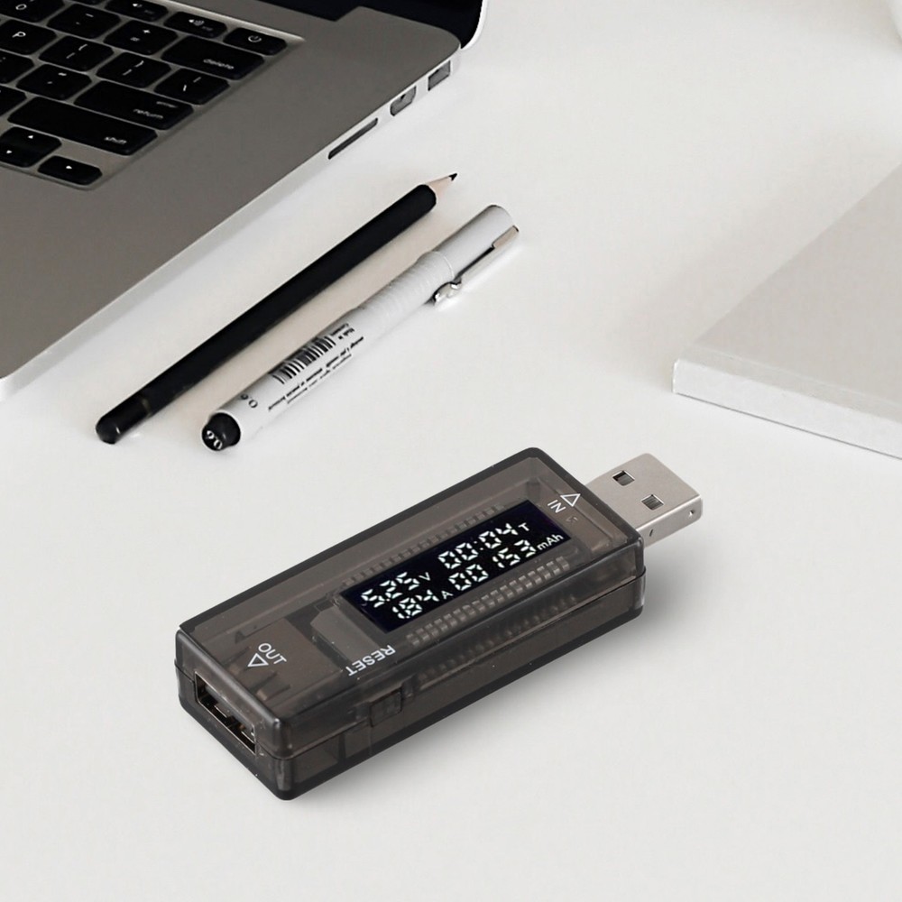 Durable USB Detector LCD Display Power Capacity Tester Multimeter