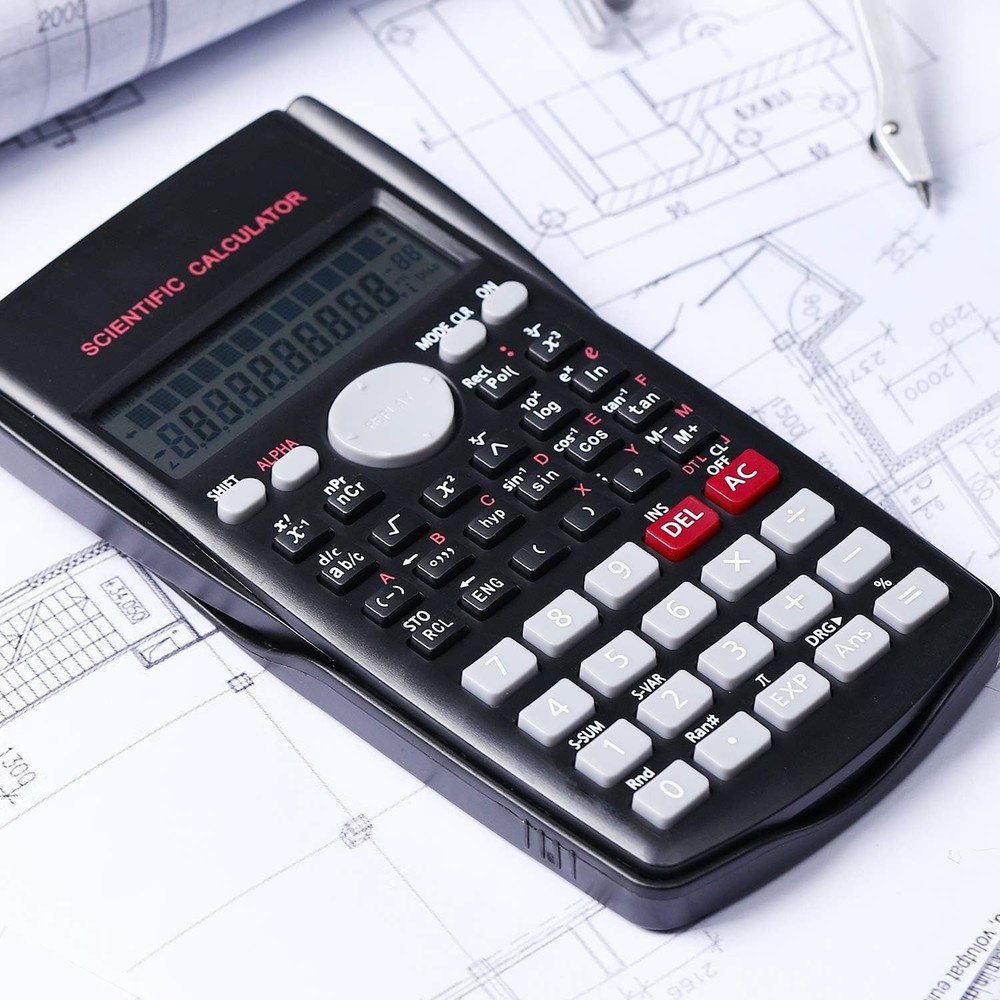 Advanced College Math Calculator: 240 Functions & Ergonomic Design for Easy Use
