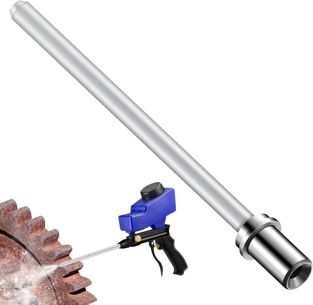 Sand Blaster Long Nozzle Attachment, Sandblasting Nozzle Tip Adapter for