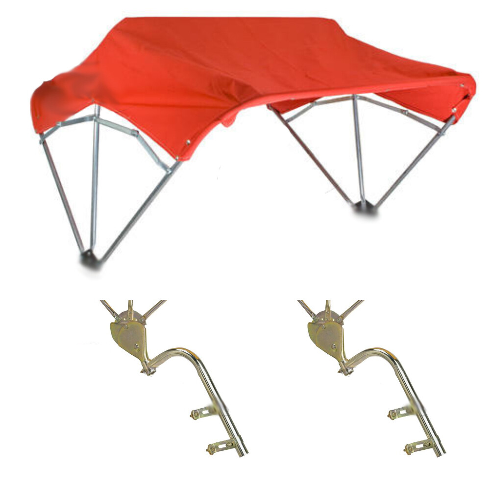 Universal Tractor Umbrella 3 Bow 48in Red Buggy Top New