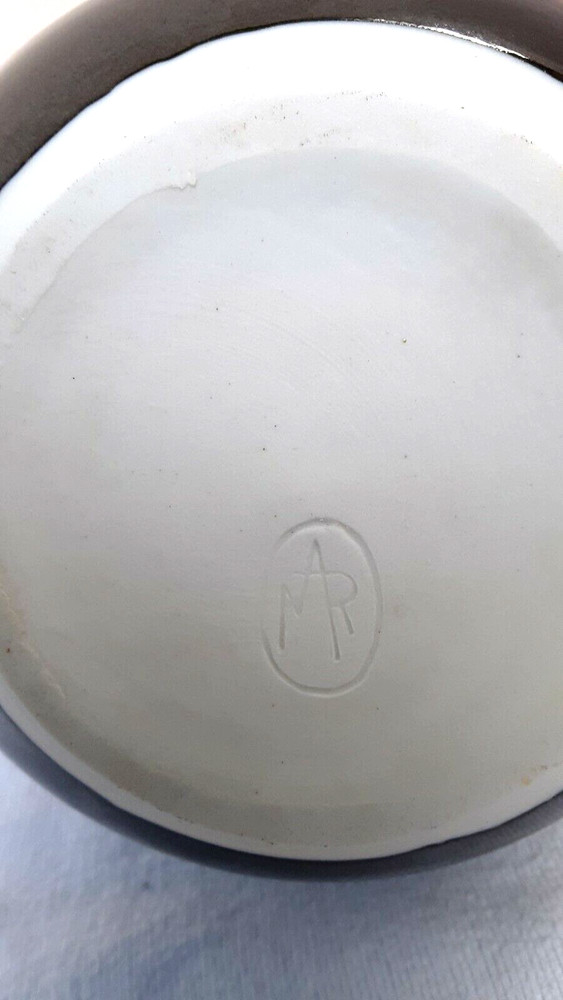 Studio Art Vase 5 1/4" tall signed MAR