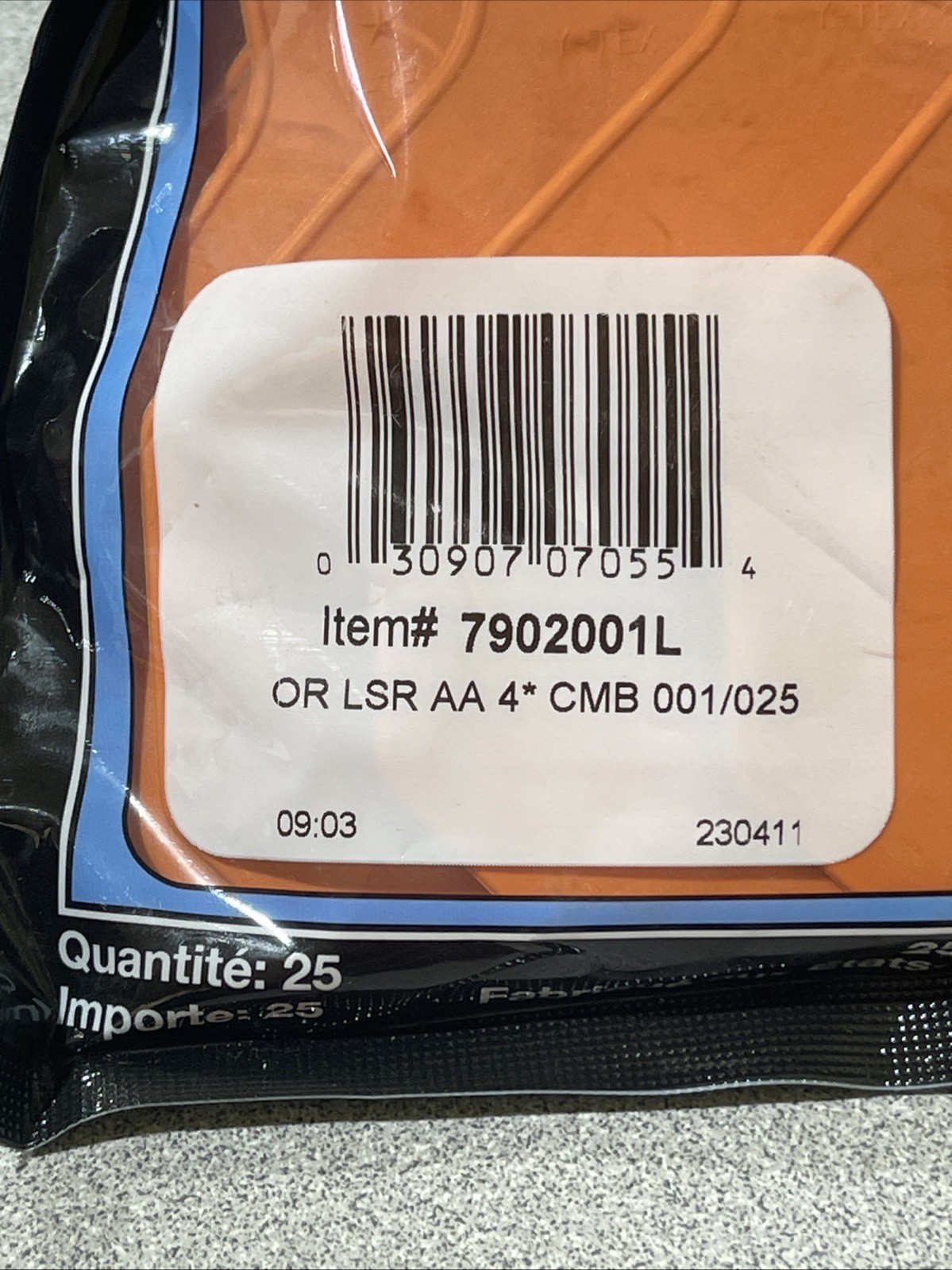 Y-Tex 4 Star Large Cattle Tags 25 Pack, 2 Piece Ear Tag System, Orange, 1-25