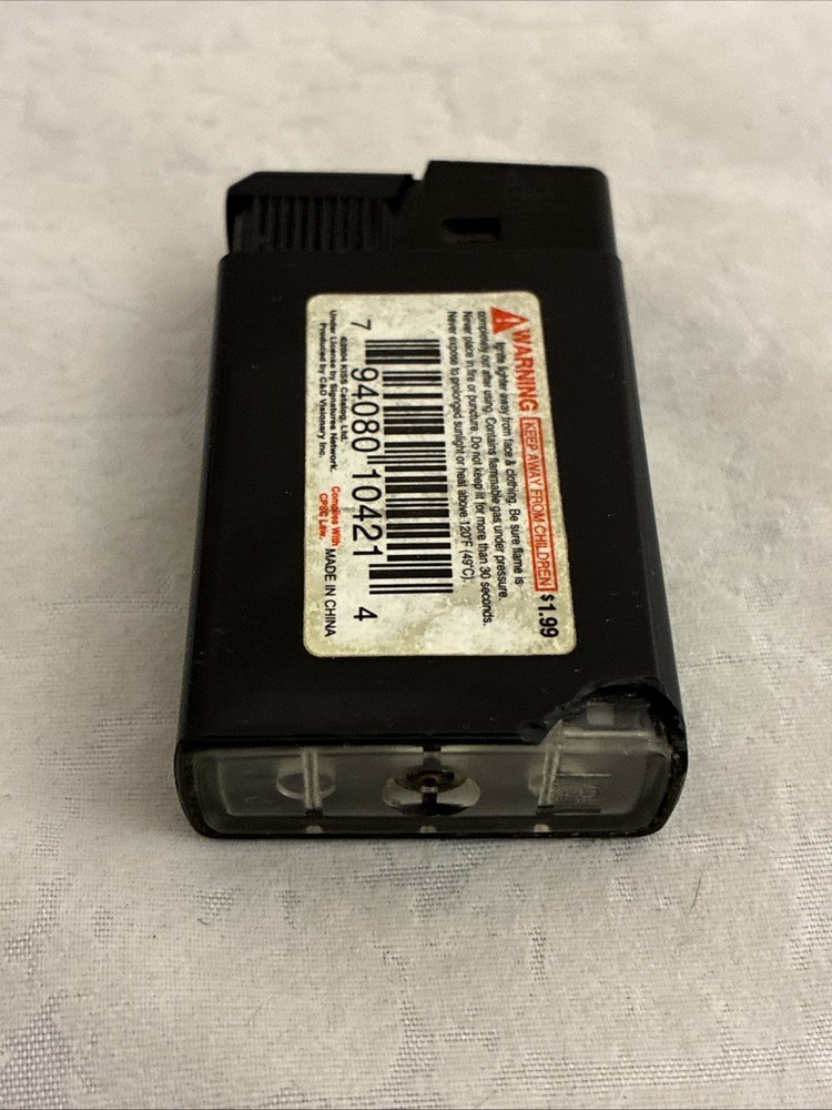 Vintage KISS Tite Rite Lite Lighter Refillable 2004 Catalog