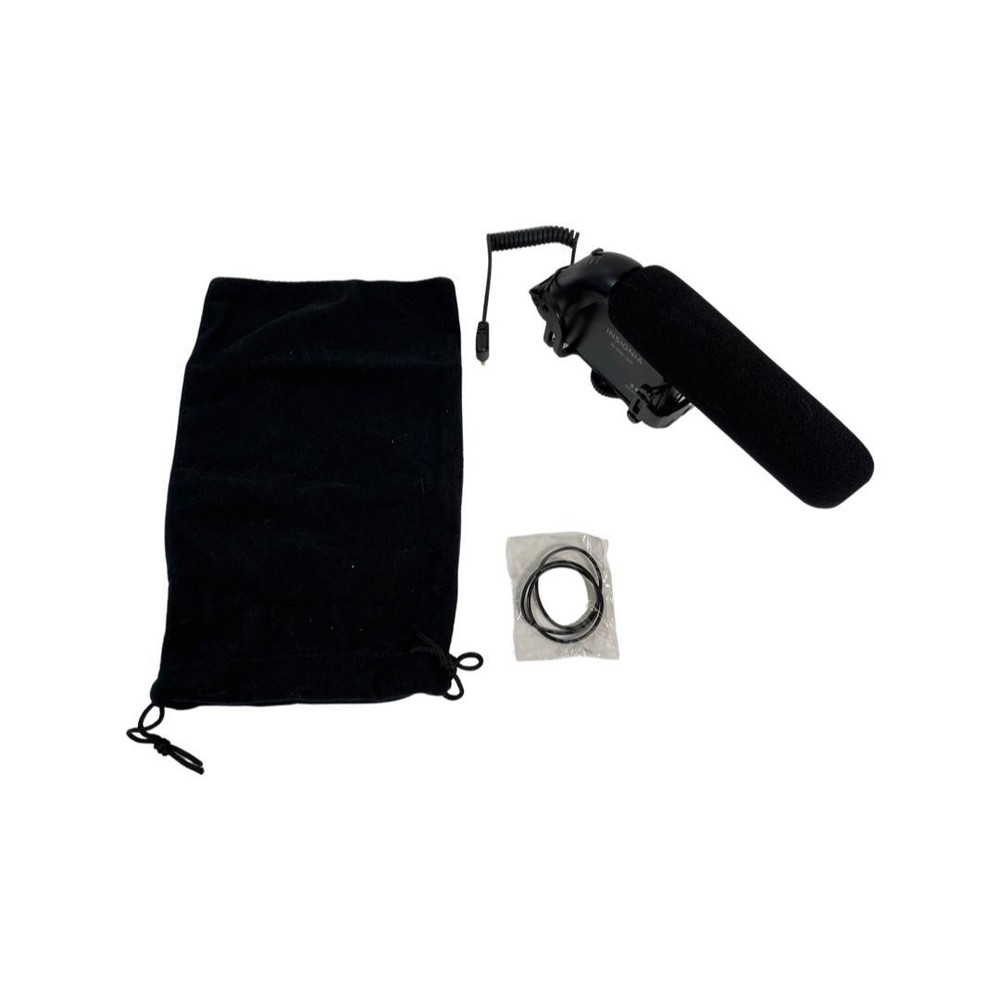 Camera-Mounted Shotgun Condenser Microphone - Black
