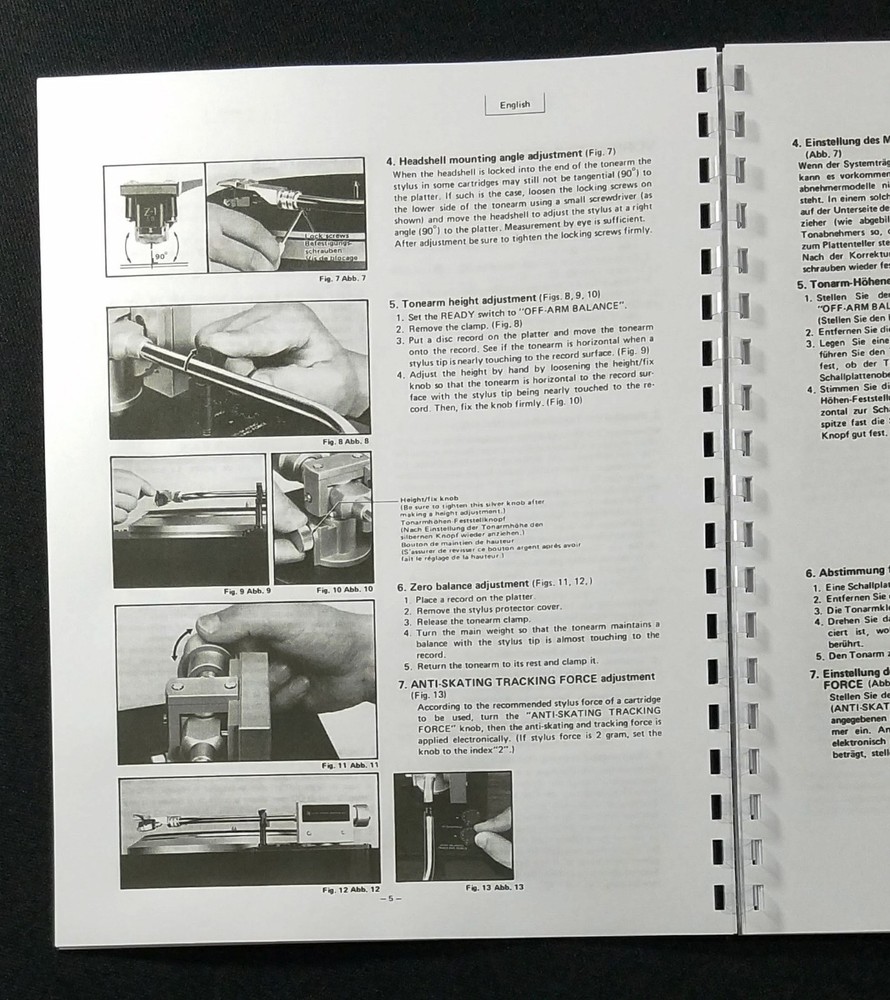 JVC QL-Y5F Turntable Owners Manual