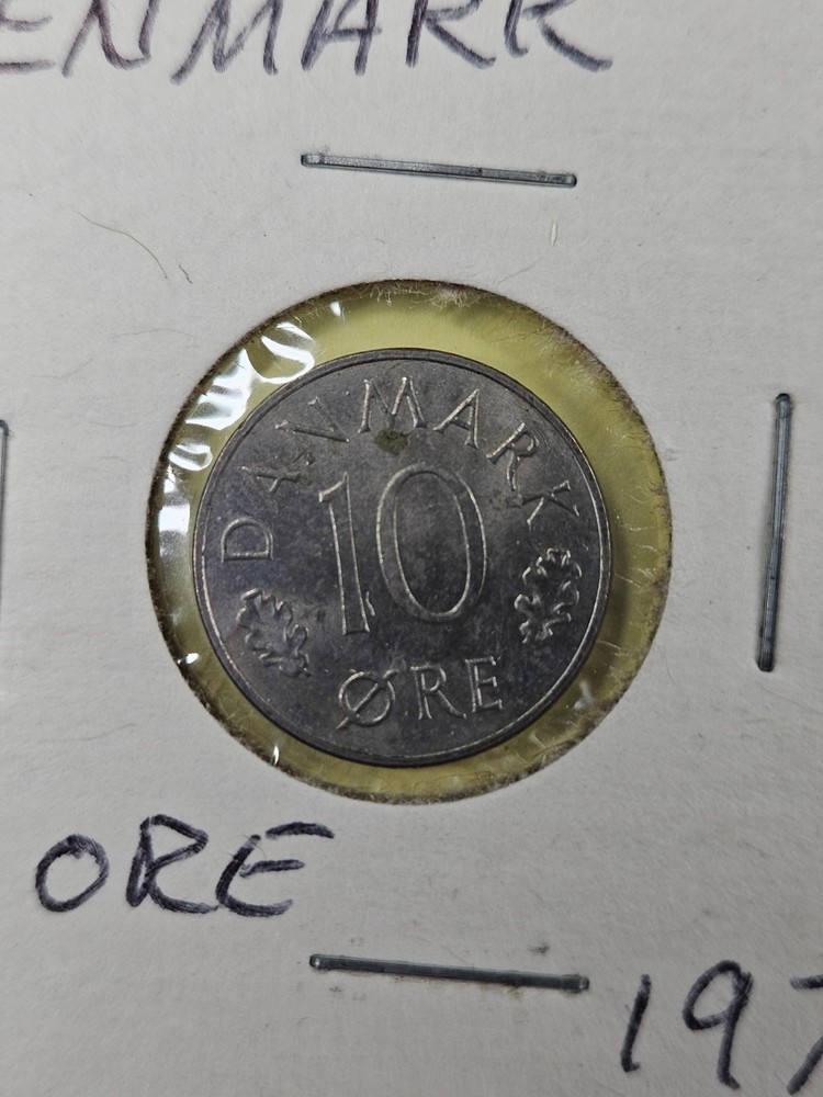 COINS - DENMARK - 10 ORE 1976
