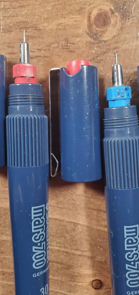 STAEDTLER MARS-700 TECHNICAL PEN SET 4 LINE WIDTH SIZES 700 S4 A6