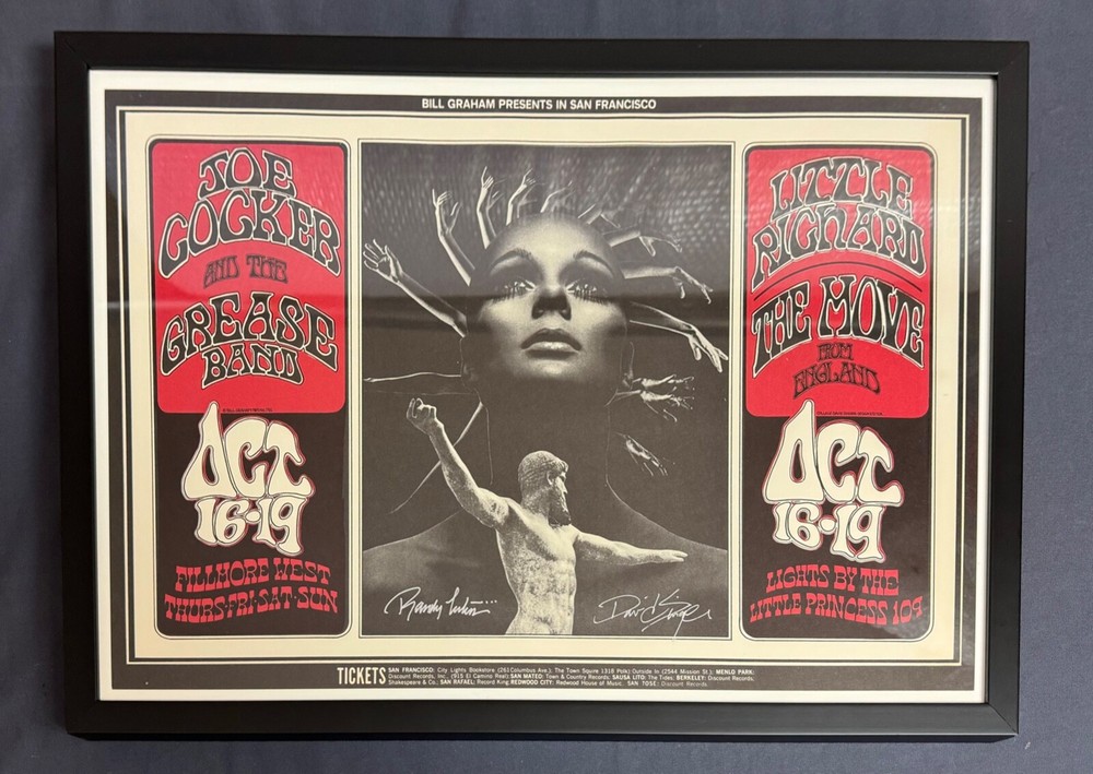 FILLMORE BG 196 Poster mint-  double SIGNED