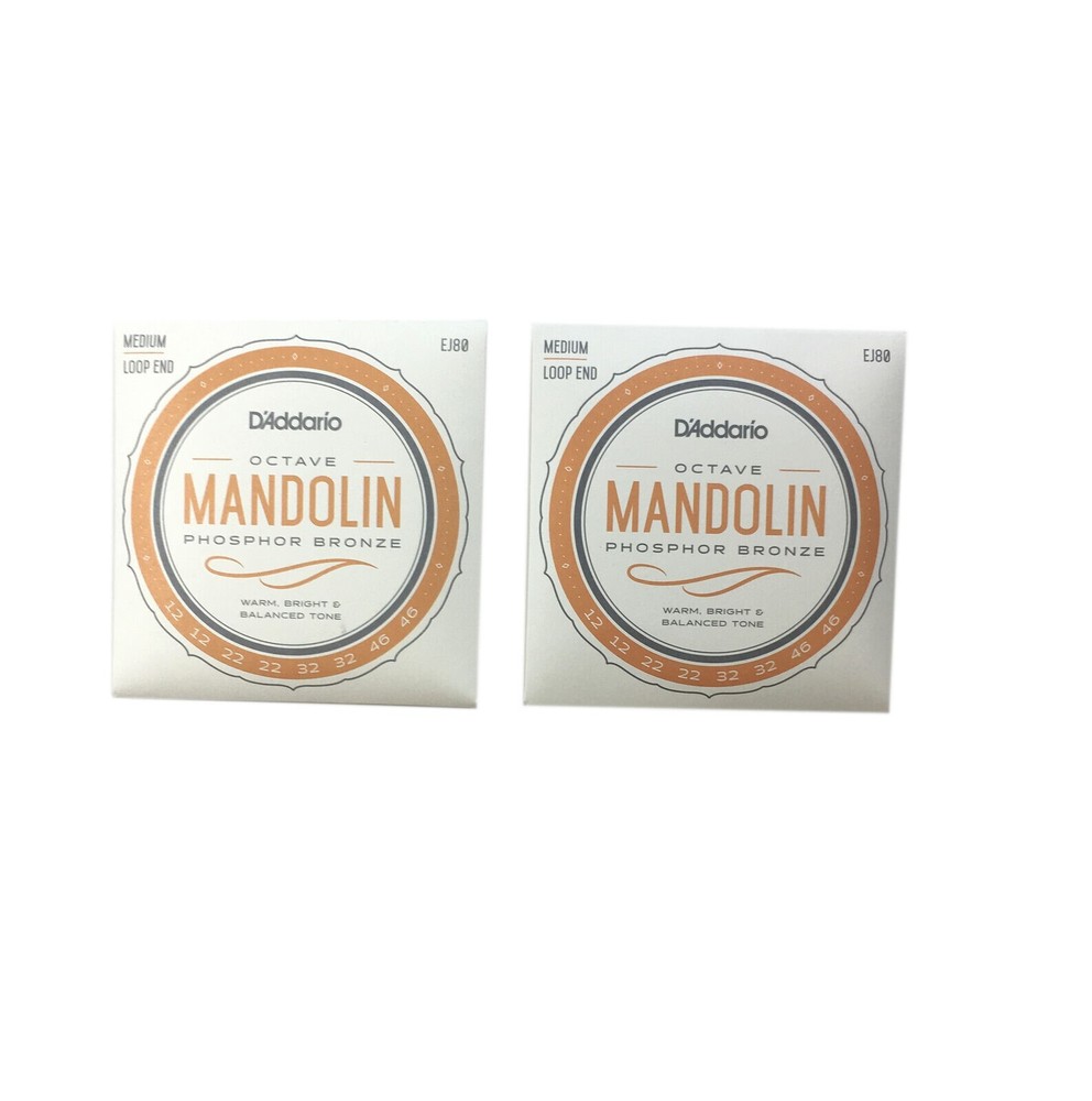 D'Addario Phosphor Bronze Octave Mandolin Strings, Medium Gauge
