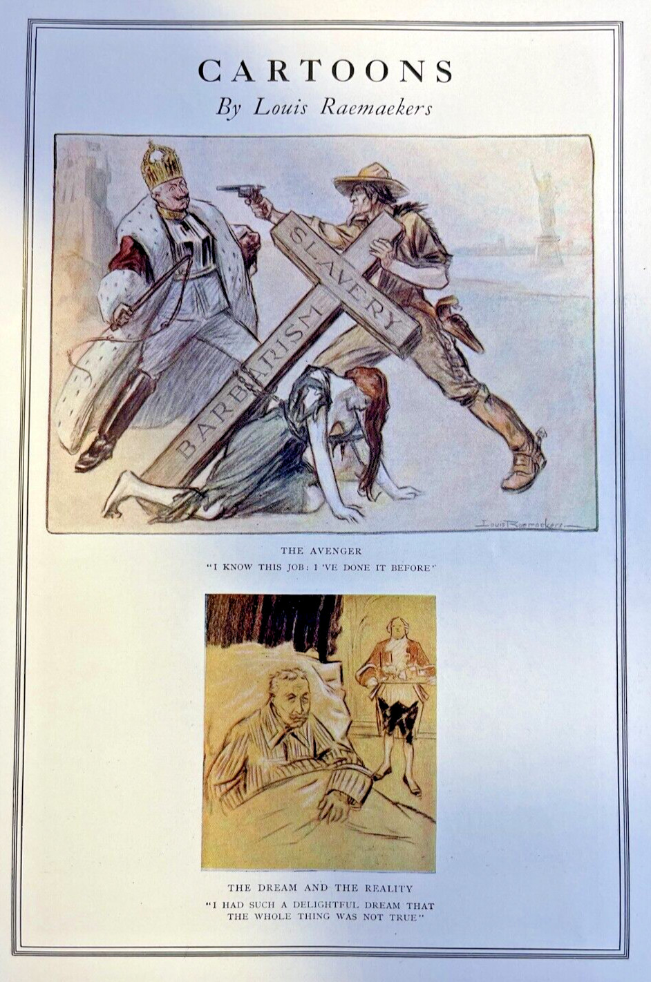 1917 Artist Louis Raemaekers