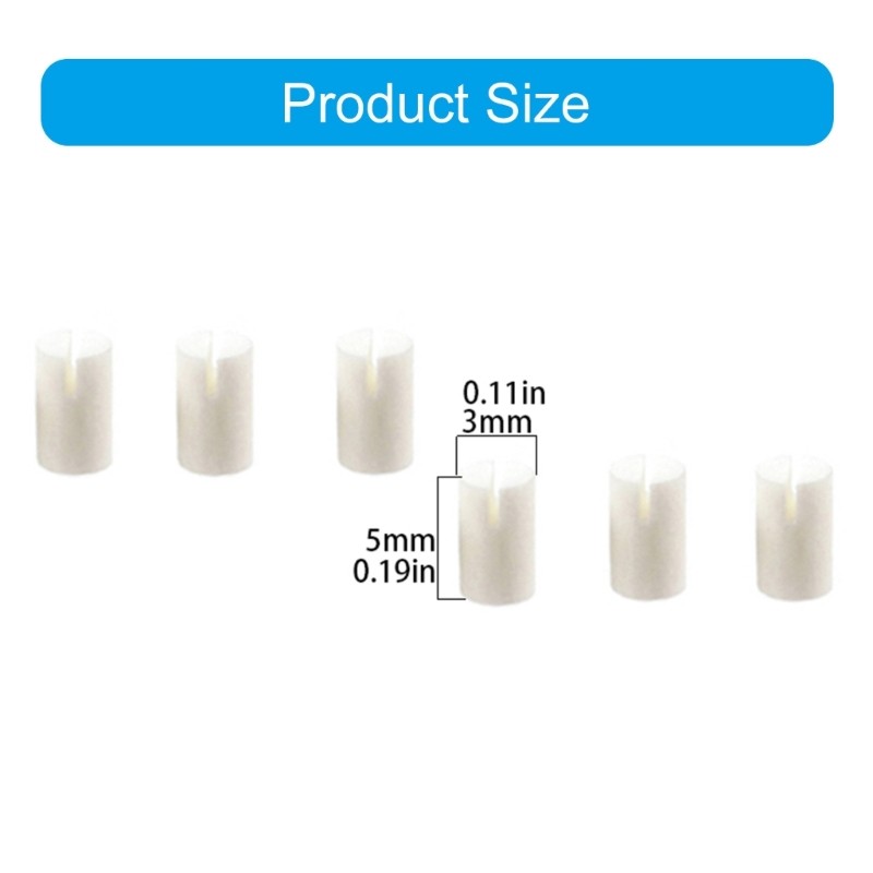 5Pcs Easy Install Banjo 5th String Replacement Nuts Premium Plastic Long Using