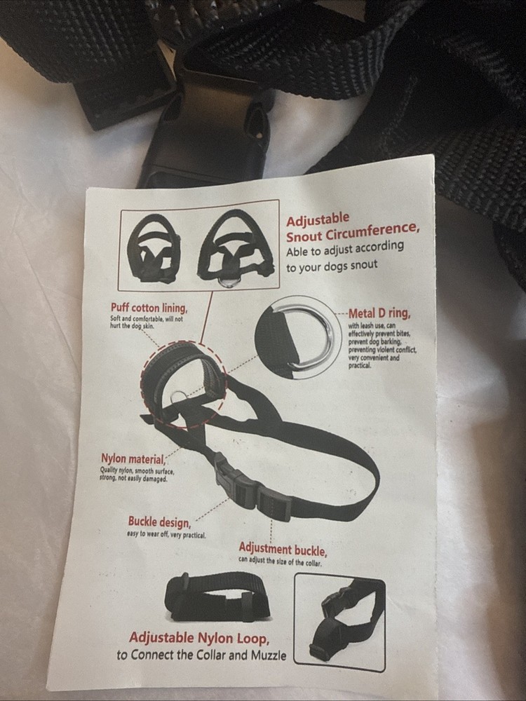 Barkless Muzzle For Dogs