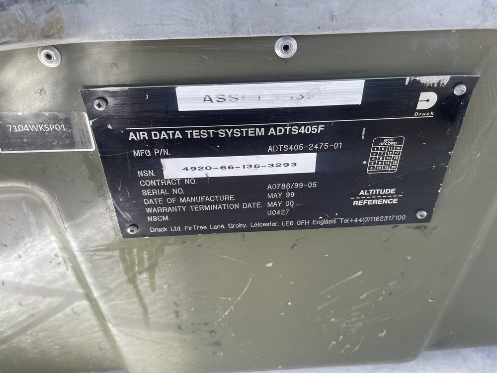 Druck ADTS405 Air Data Static Pitot Airspeed Altimeter Test System With Remote